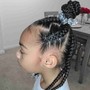 Braids with Twists Updo/Mohawk