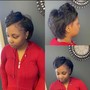 PONYTAIL ON RELAXED HAIR