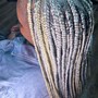 Bohemian Knotless Braids (Synthetic Hair)