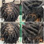 Individual Braids French curls large