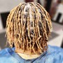 Starter Locs-1/2 Head(Mohawk, Bald Fade, Shaved Sides, other cuts)