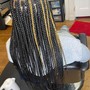 Braiding hair ombre