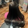 Silk Press/Blowout (Old School Bone Straight feel)