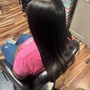 Silk Press/Blowout (Old School Bone Straight feel)