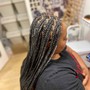 Smedium Knotless Braids Midback Length