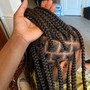 Smedium Knotless Braids Midback Length