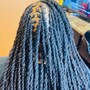 Short Loc shampoo retwist and style