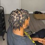 Mens cornrows + design