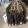 Loc Retwist with style