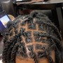 Loc Retwist with style