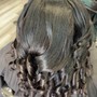 Crochet take downs and wash and blow dry