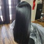 silk press (medium to long hair only)