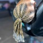 Island Cornrows (10-12ct) midback