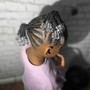 Kid's Braided ponytail