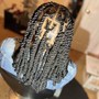 Island Cornrows (10-12ct) midback