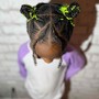 Kid's Braided ponytail