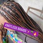 Small Bohemian Braids,( Knotless)