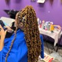 Faux locs up to waist length