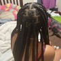 Large Knotless Box Braids