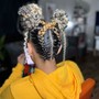 Adult Fulani Braids (MID BACK)