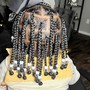 Adult Fulani Braids (MID BACK)