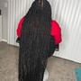 Rasta Locs (Hand Wrapped)Butt Length