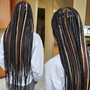 Box Braids, regular Braids, Poetic Justice Braids