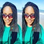 Box Braids, regular Braids, Poetic Justice Braids