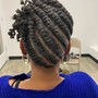 Combo Twist w/added hair