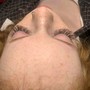 Eye brow wax with lash strip