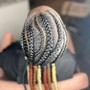 Extended two strand twist (mid-back )