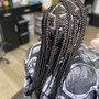 Large knotless braids