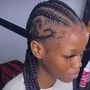 Feed in Braids with design