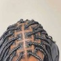 Feed In Braids Updo