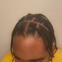 Cornrows (half head) No extensions