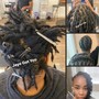 Starter Locs Short Hair (Above eyebrow)