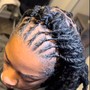 Starter Locs (ear to shoulders)