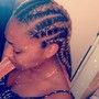 BRAID PONYTAIL W/ SWOOP