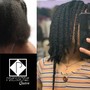 Below Shoulder Comb Twist