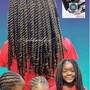 Kids medium Box Braids