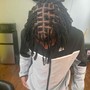 (Pre washed hair) Quick Loc Re-twist