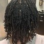 Micro-locs (short hair)