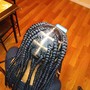 Medium parts Large knottless Braids