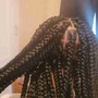 Large Goddess Box Braids