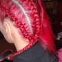 4 Feed-In Braids