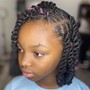 6-10 y/o Kid's Knotless  Braids (hair included)