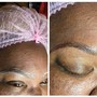 PMU Brow Clients with previous work from another artist