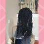 Small Waist Length Goddess Box Braids