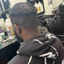 Braids men bun