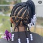 Medium Back length Goddess Knotless box braids